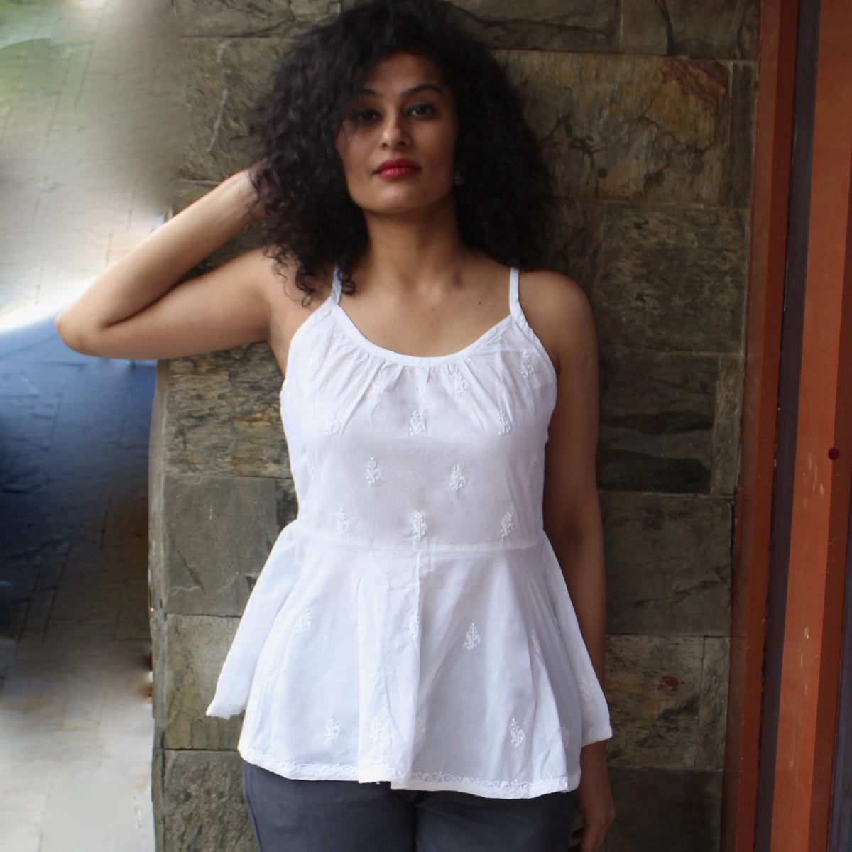 The White Collection - Spaghetti Top – I...