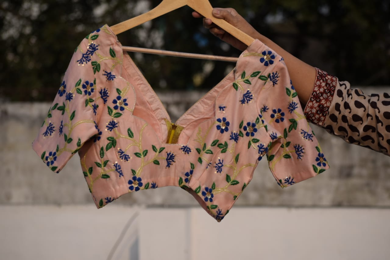 Dreamy Fusion - Chikankari Blouse