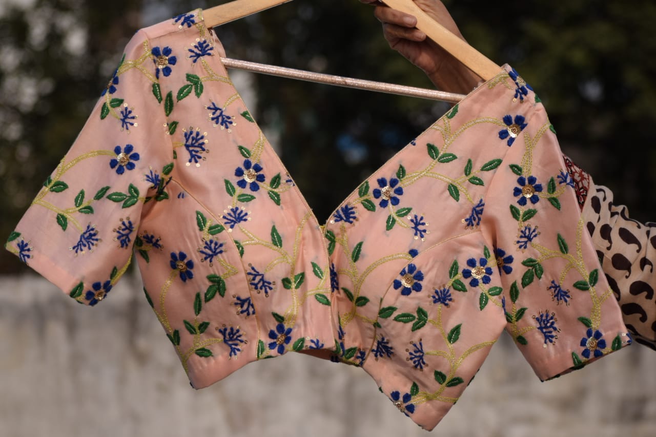 Dreamy Fusion - Chikankari Blouse