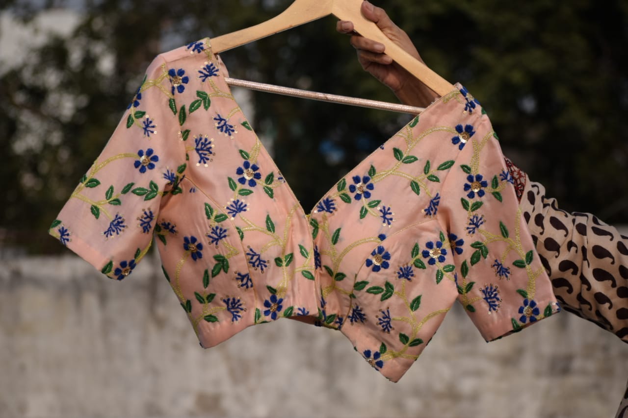 Dreamy Fusion - Chikankari Blouse