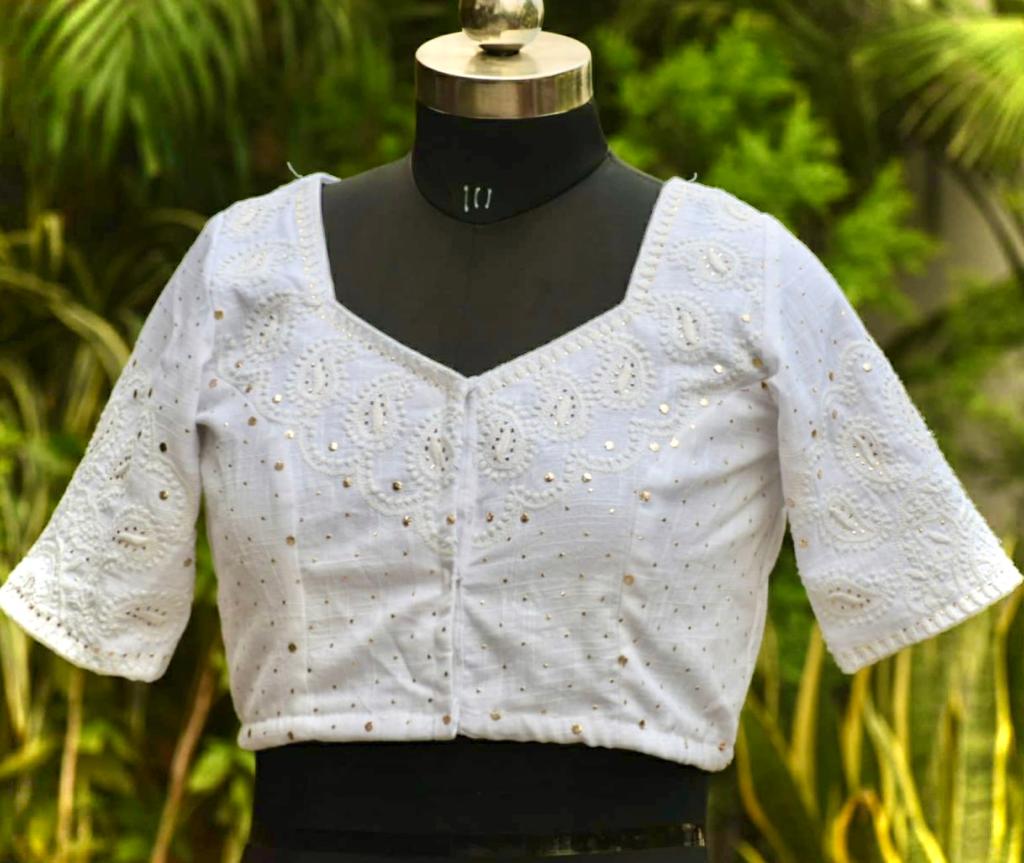 Starry Day Linen Blouse