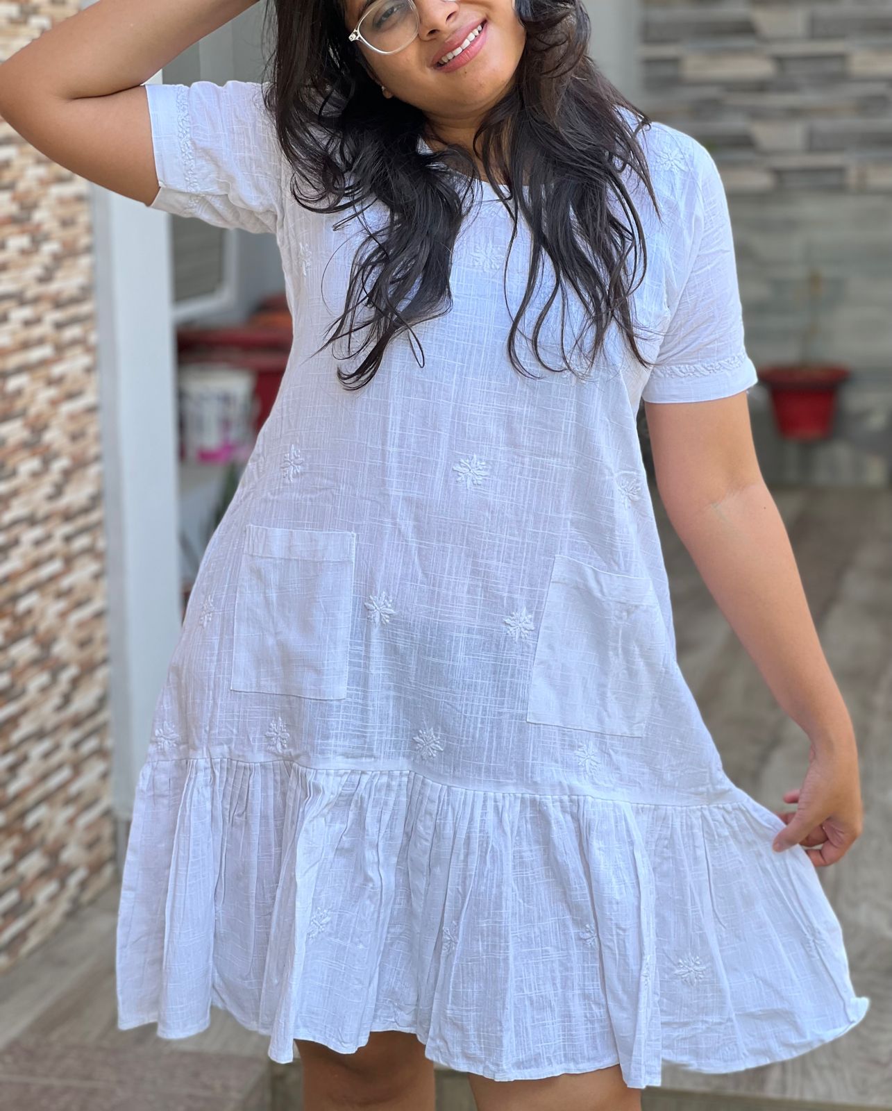 Serene White Dress