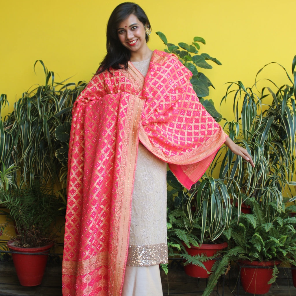 Banarasi Hand Woven Dupatta